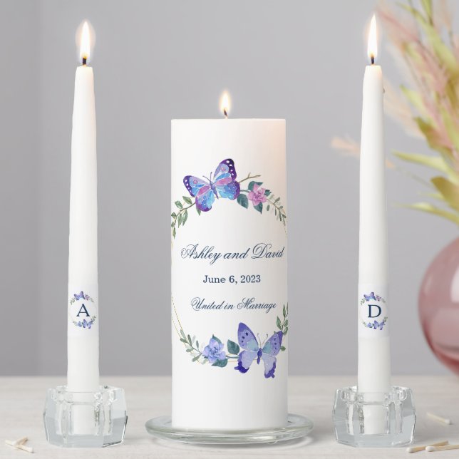 Candle Unity Set-Butterflies (In Situ)