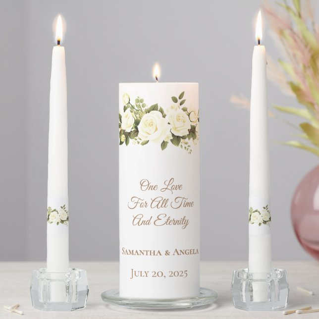 Candle Unity Set-One Love For All Time  (In Situ)
