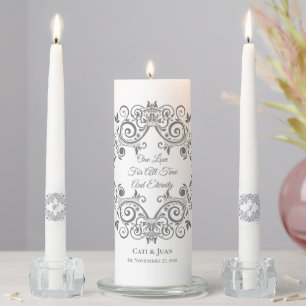 Candle Unity Set-One Love For All Time Filigree