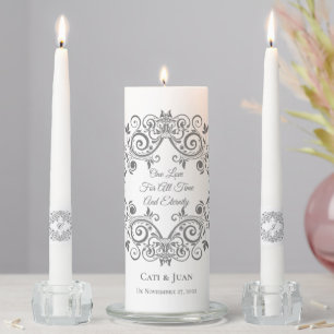 Candle Unity Set-One Love For All Time Filigree