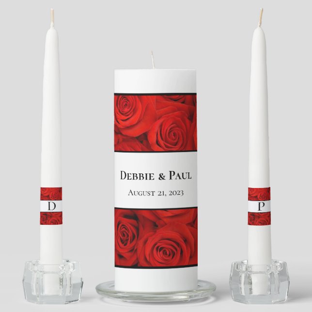 Candle Unity Set-Red Roses (Front)