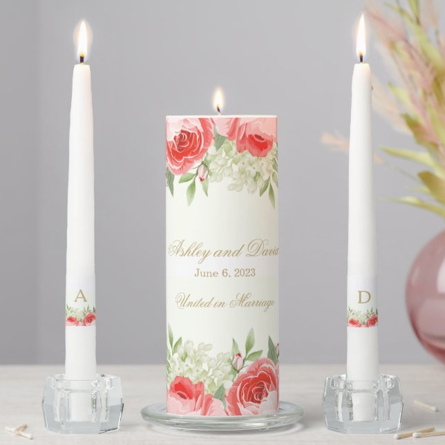 Candle Unity Set-Roses (In Situ)