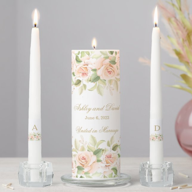 Candle Unity Set-Roses (In Situ)