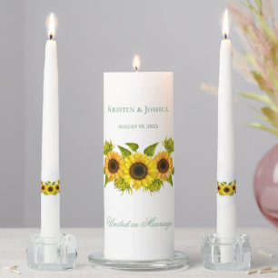 Candle Unity Set-Sunflowers