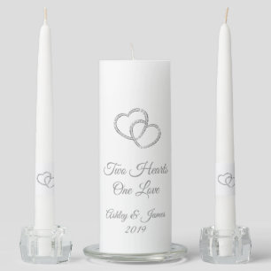 Candle Unity Set-Two Hearts