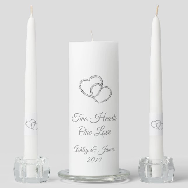 Candle Unity Set-Two Hearts (Front)