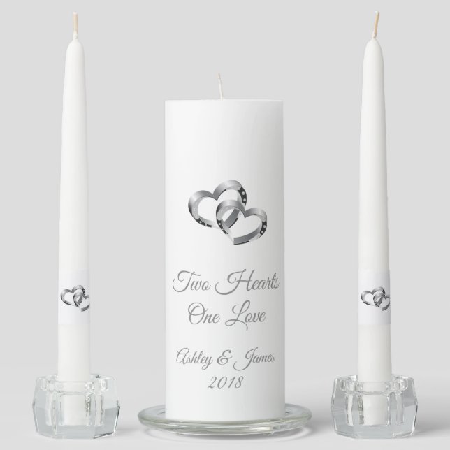 Candle Unity Set-Two Hearts (Front)