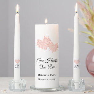 Candle Unity Set-Two Hearts