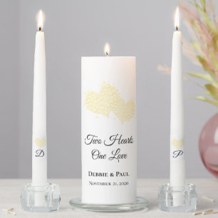 Candle Unity Set-Two Hearts
