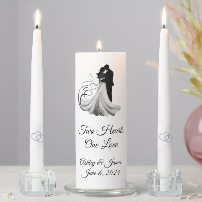Candle Unity Set-Two Hearts (In Situ)
