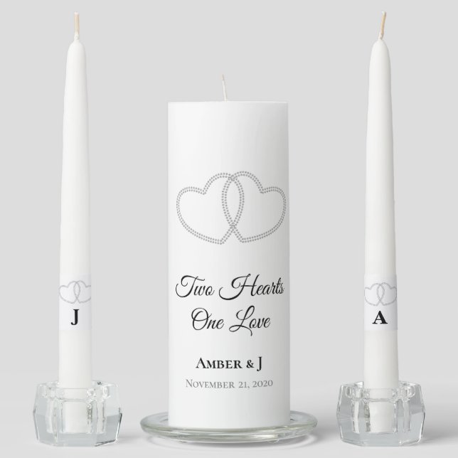 Candle Unity Set-Two Hearts (Front)