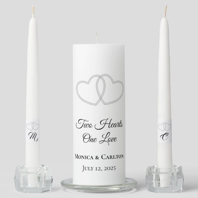 Candle Unity Set-Two Hearts (Front)