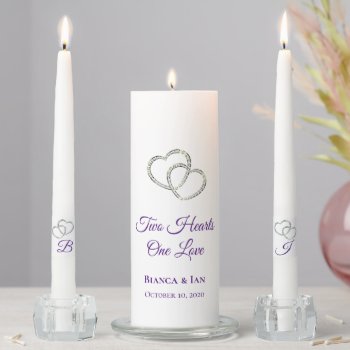 Candle Unity Set-two Hearts by photographybydebbie at Zazzle