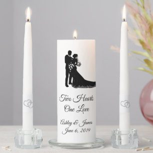 Candle Unity Set-Two Hearts