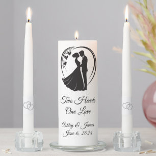 Candle Unity Set-Two Hearts