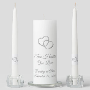 Candle Unity Set-Two Hearts