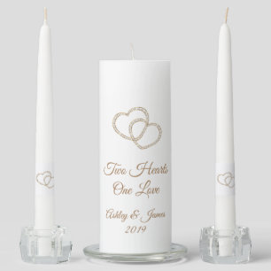 Candle Unity Set-Two Hearts