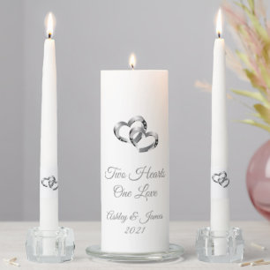 Candle Unity Set-Two Hearts