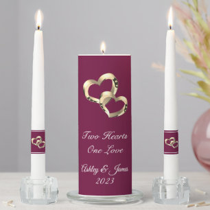 Candle Unity Set-Two Hearts