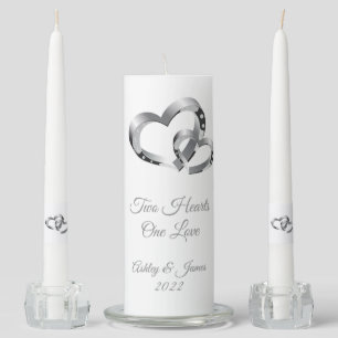 Candle Unity Set-Two Hearts
