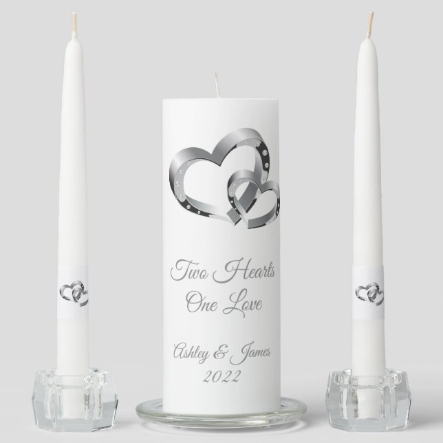 Candle Unity Set-Two Hearts (Front)