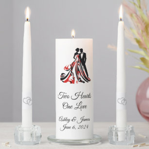 Candle Unity Set-Two Hearts