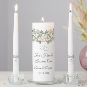 Candle Unity Set-Two Hearts Become One