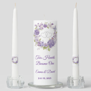 Candle Unity Set-Two Hearts Become One