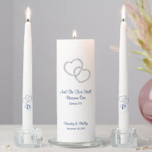Candle Unity Set-Two Hearts Become One