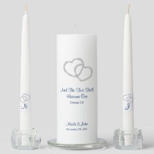 Candle Unity Set-Two Hearts Become One