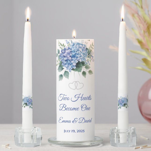 Candle Unity Set-Two Hearts Become One  (In Situ)