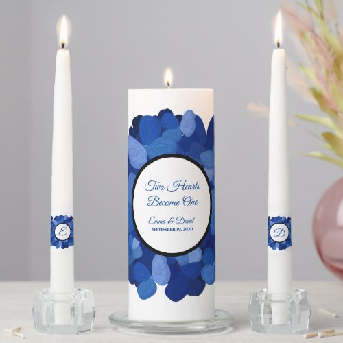 Candle Unity Set_Two Hearts Become One Hydrangea