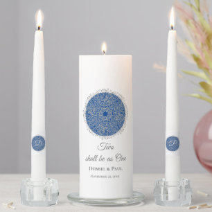 Candle Unity Set-Two Shall Be As One Circle FLGR