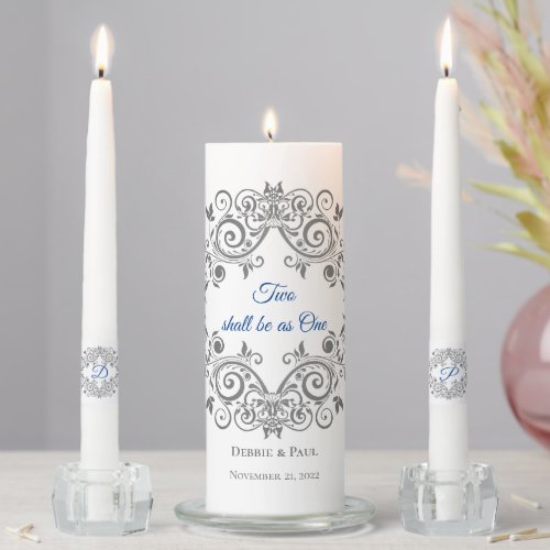 Candle Unity Set_Two Shall Be As One Filigree