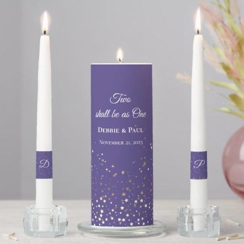Candle Unity Set_Two Shall Be As One Petite Stars