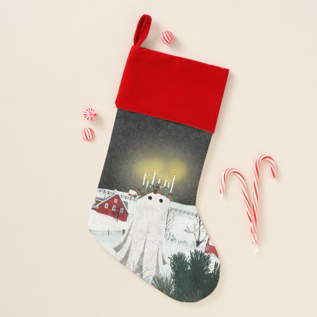 Candlelight Christmas Stocking (Front)