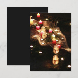 Candlelight Forest Enclosure Card – Customizable
