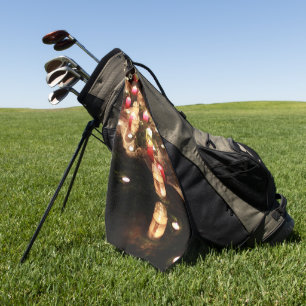 Candlelight Glow Golf Towel – Customizable