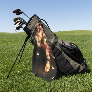 Candlelight Glow Golf Towel – Customizable