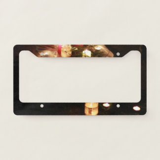 Candlelight Glow License Frame – Customizable