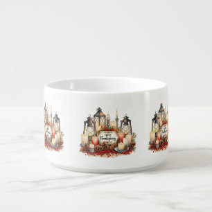 Candlelight Gratitude – Thanksgiving Blessing Bowl