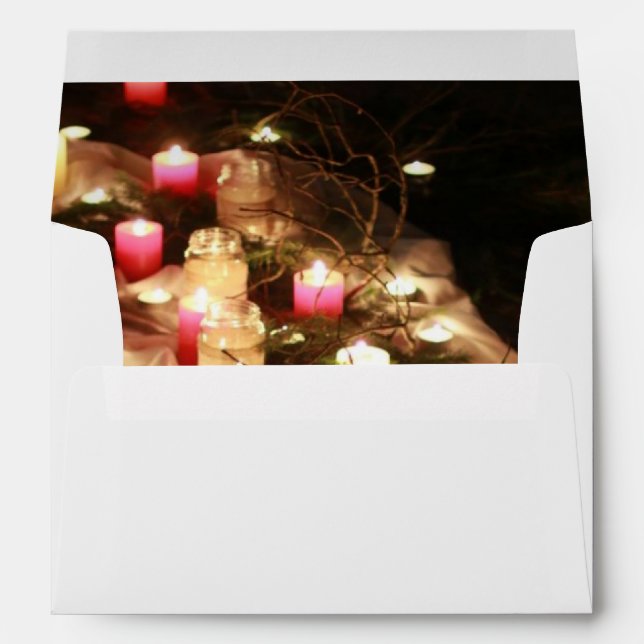 Candlelight Lined Envelope – Customizable (Back (Bottom))