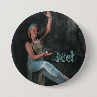 Candlelight Photo of Dancer Pinback Button