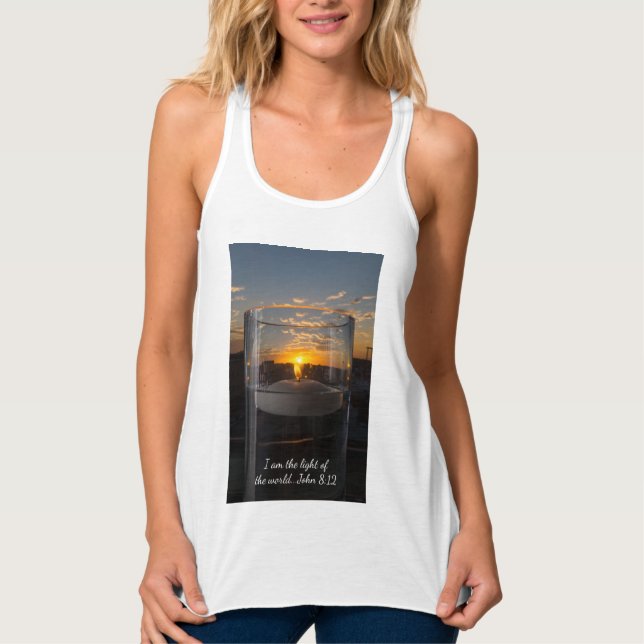 Candlelight Sunset Tank Top (Front)