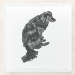 Candlelight Table Hush — Retriever Glass Coaster