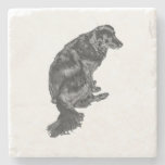 Candlelight Table Hush — Retriever Stone Coaster
