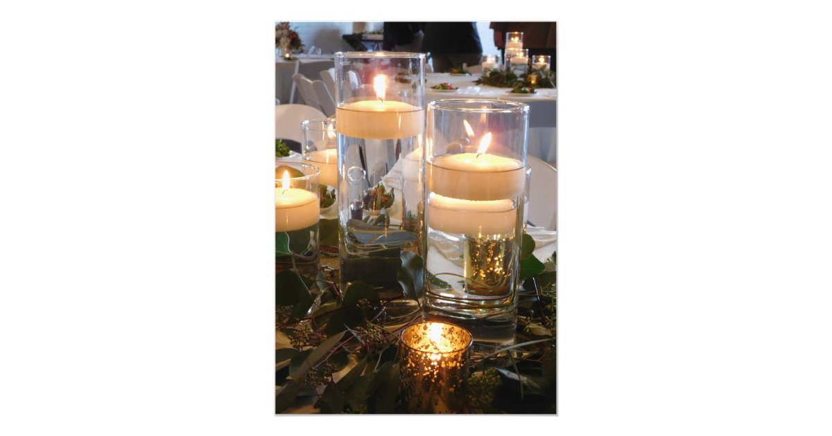 Candlelight wedding invitation | Zazzle.com