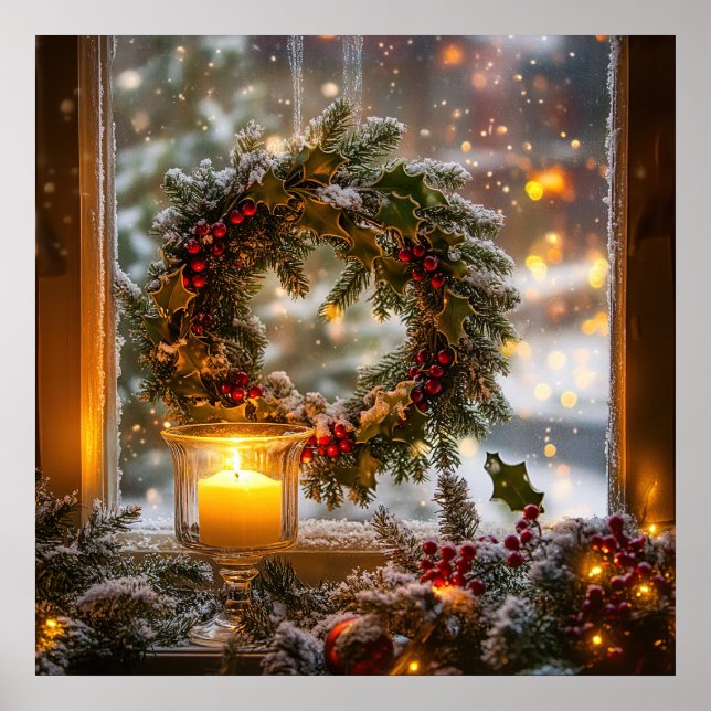 Candlelight Wreath Poster (Front)