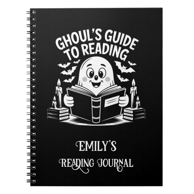 Candlelit Ghoul’s Guide with Name Reading Journal (Front)