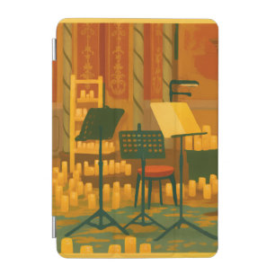 Candlelit Prelude – Music Room, Brighton Pavilion iPad Mini Cover